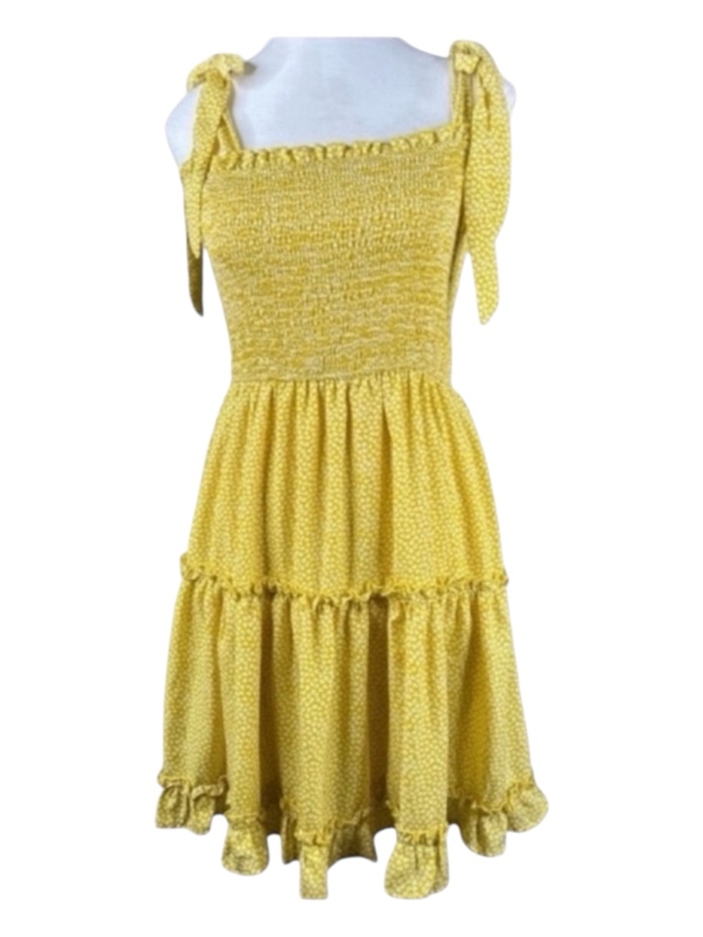&MERCI Adjustable Strap Dress w/Smocked
Top, Size S.